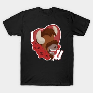 I love you (Valentines day Buffalo) T-Shirt